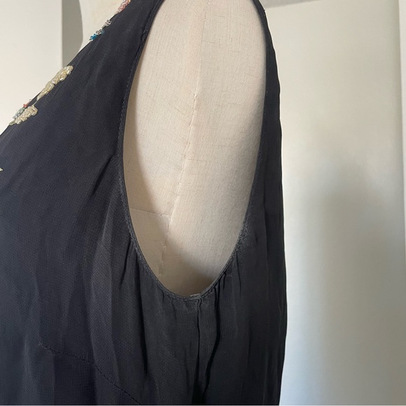 Y2K Eva Blue Glam Fairycore Beaded Floral Maxi Dress - Picture 14 of 14